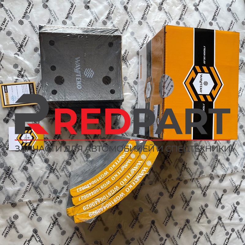 Накладка тормозная передняя (6 + 8 отверстий) WAYTEKO PREMIUM Накладка тормозная передняя (6 + 8 отверстий) WAYTEKO PREMIUM