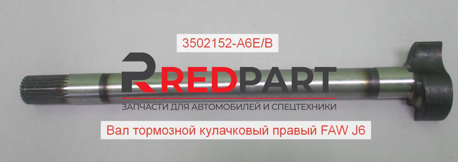 Вал тормозной кулачковый правый J6